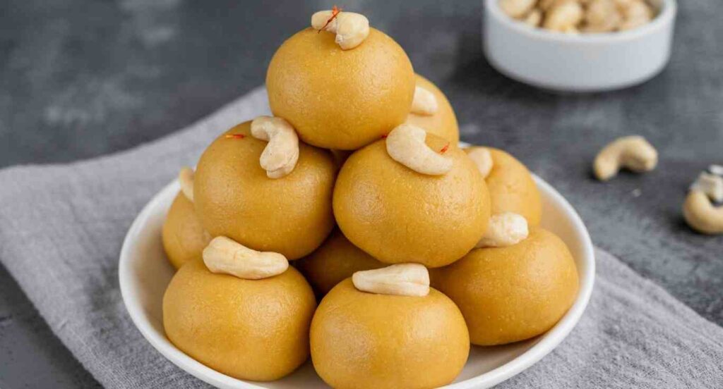 Receita de Ladoo de Besan