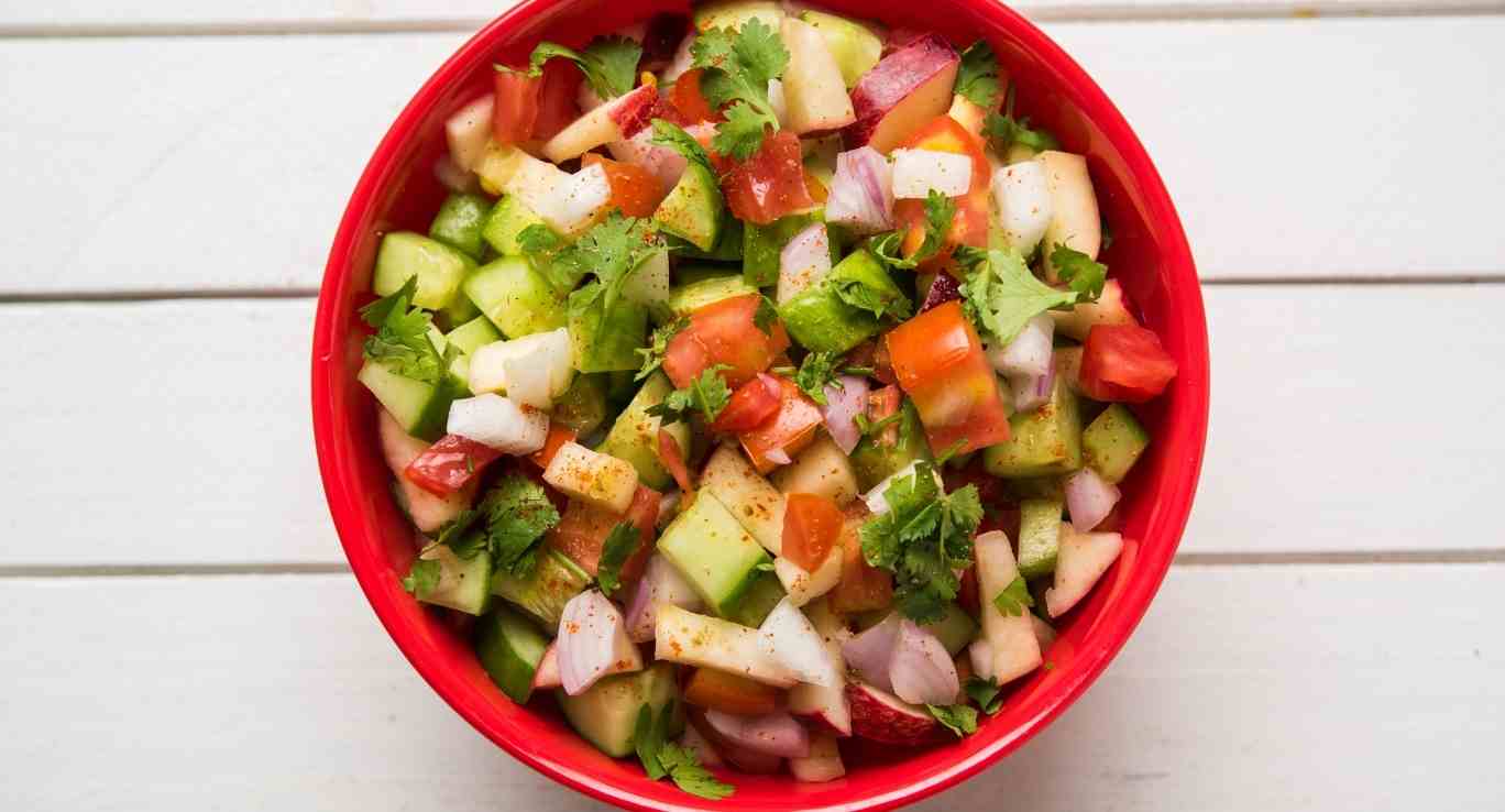 Salada de Pepino Indiana ou Kachumber