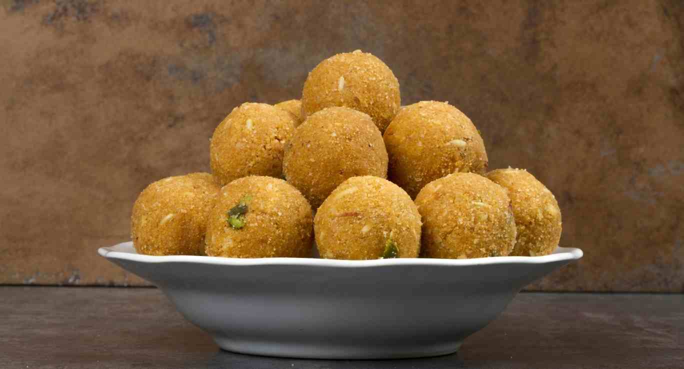 Receita de Ladoo de Besan