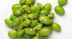 receita de edamame com gergelim