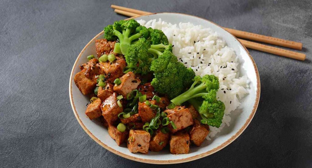 receita de Tofu Teriyaki