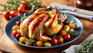 Frango à Provençal com Ervas e Tomates Confitados
