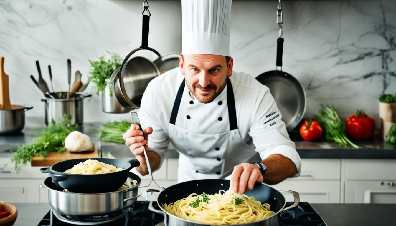 Tagliatelle ao Molho Cremoso de Trufas e Parmesão
