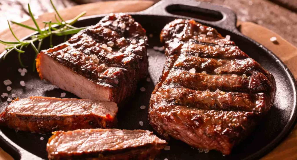 Receita de Picanha na Brasa com Farofa de Bacon