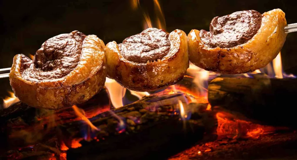 Receita de Picanha na Brasa com Farofa de Bacon