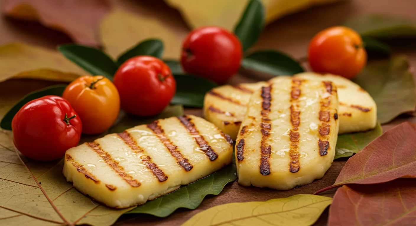Receita Mix de Folhas com Queijo Coalho Grelhado e Acerola