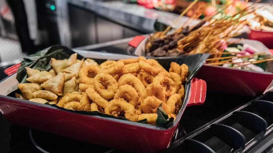 Receita de Samosas de Frango com Molho de Iogurte